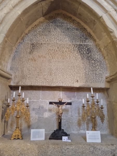 Sepulcro de Diego García de Paredes  en la iglesia de Santa María la Mayor en Trujillo (Cáceres).