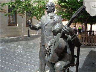 A estátua do Porrina de Badajoz